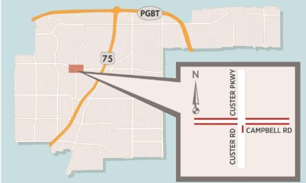 Lane Closures Expected at Campbell/Custer Intersection due to Custer Parkway Improvement Project 