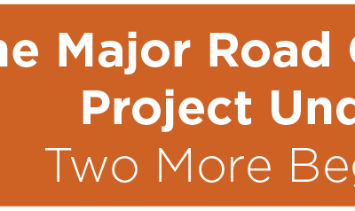 One Major Road Construction Project Underway, Two More Begin Soon 