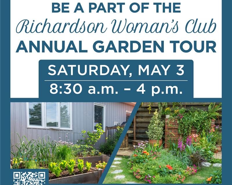 Enter Your Garden in the Richardson Woman’s Club Annual Garden Tour 