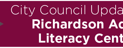 City Council Updated on Richardson Adult Literacy Center 