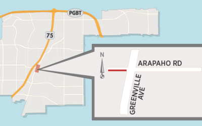 Lane Closure Expected at Arapaho/Greenville Intersection 