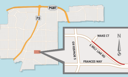 Possible Traffic Delays on Westbound Belt Line near Frances Way Intersection 
