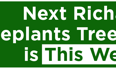 Next Richardson Replants Tree Giveaway is This Weekend 