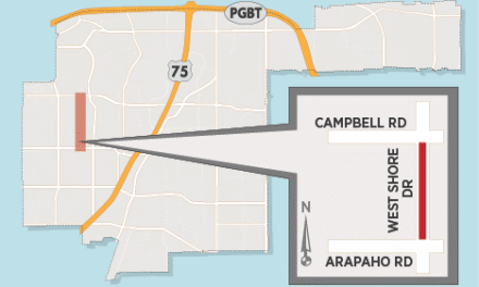 West Shore Drive to Narrow Temporarily Between Arapaho and Campbell Roads 