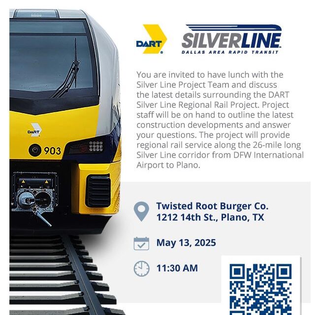 DART Silver Line Community Lunch & Learn Next Tuesday 