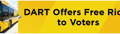 DART Offers Free Rides to Voters 