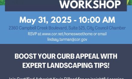 “Curb Appeal” Workshop Tomorrow 
