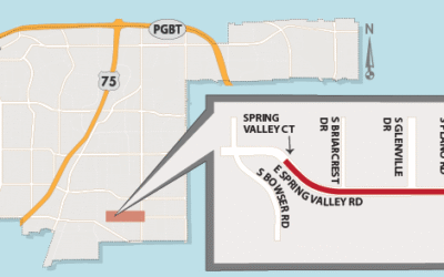 Median Work on Spring Valley to Close One Lane in Each Direction 