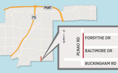 Lane Closure Expected on Plano Road Near Buckingham
