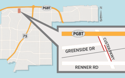 Lane Closures Expected on Custer Parkway north of Renner 