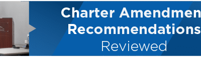 Charter Amendment Recommendations Reviewed 