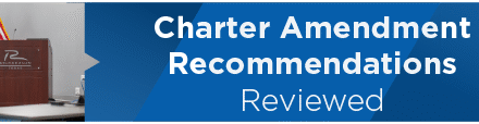 Charter Amendment Recommendations Reviewed 