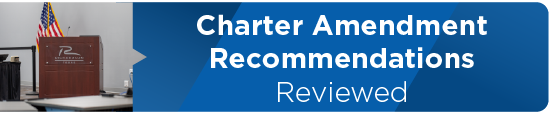 Charter Amendment Recommendations Reviewed 