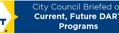 City Council Briefed on Current, Future DART Programs 