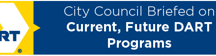 City Council Briefed on Current, Future DART Programs 