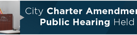 City Charter Amendments Public Hearing Held 