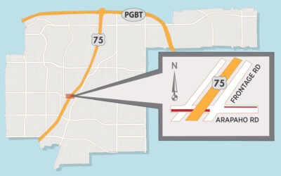 Sewer Repairs Begin Near Arapaho Road and US 75; Lanes Reduced in Area 