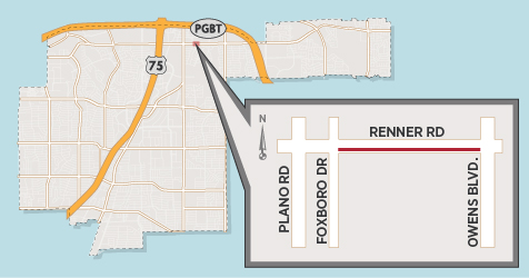 Lane Closure Expected on Renner Road near Owens Boulevard for Atmos Work 