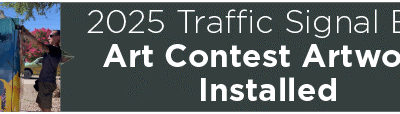 2025 Traffic Signal Box Art Contest Artwork Installed 