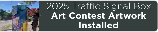 2025 Traffic Signal Box Art Contest Artwork Installed 