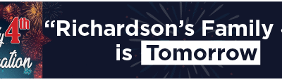 “Richardson’s Family 4th” is Tomorrow 