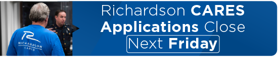 Richardson CARES Applications Close Next Friday 