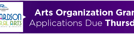 Arts Organization Grant Applications Due Thursday  