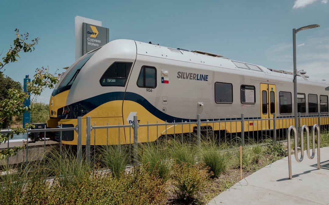 DART Silver Line Now in Service, Ride from Richardson to DFW Airport