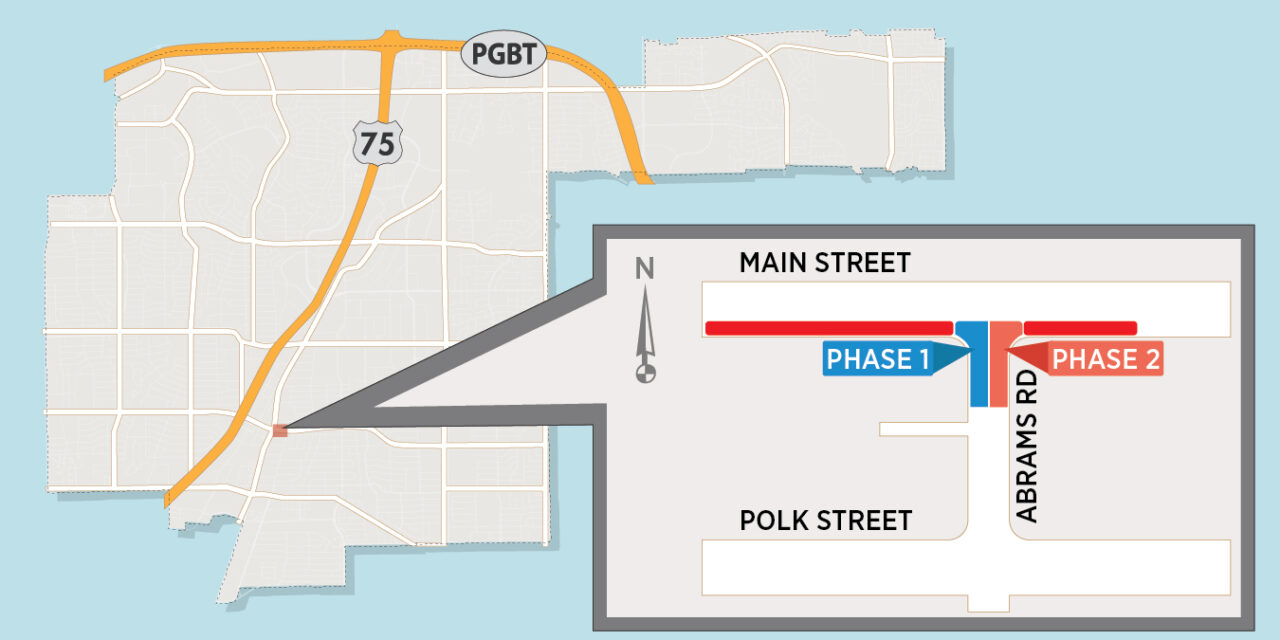 Abrams Road Temporary Closures Starting Aug. 26