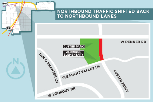 Traffic Shift Scheduled for Monday Near Aldridge Elementary 