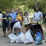 Bicycle Coalition Helps Clean Up Galatyn Nature Preserve 