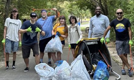 Bicycle Coalition Helps Clean Up Galatyn Nature Preserve 