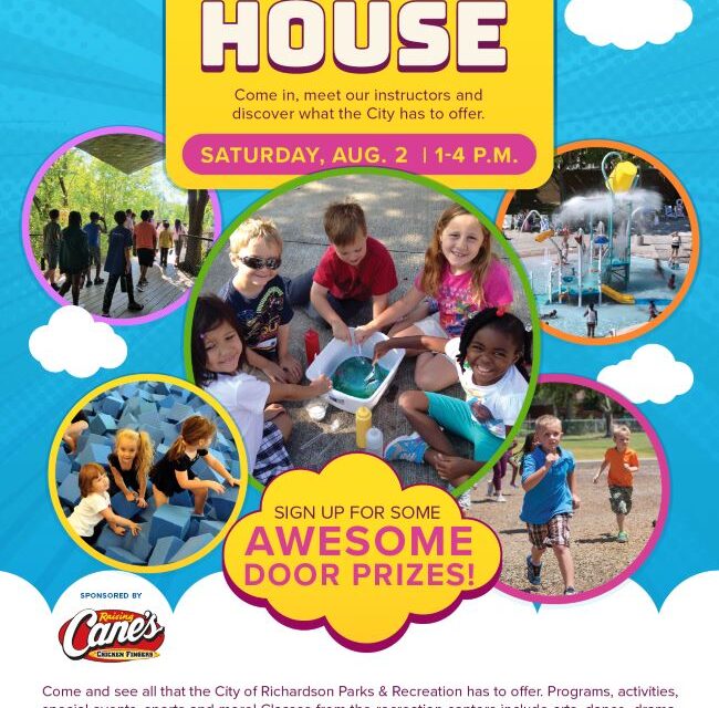 Parks and Recreation Hosts Open House Tomorrow 