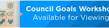 Council Goals Workshop Available for Viewing 