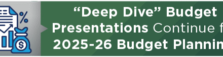 “Deep Dive” Budget Presentations Continue for 2025-26 Budget Planning 