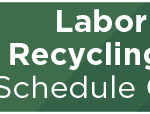Labor Day Recycling/Trash Schedule Changes 