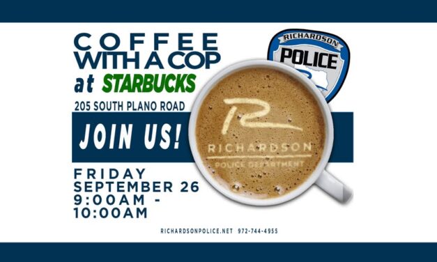 “Coffee with a Cop” Friday 