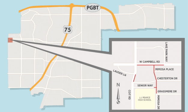 Fiber Optic Work May Affect Various Lanes Near J.J. Pearce High School through January 