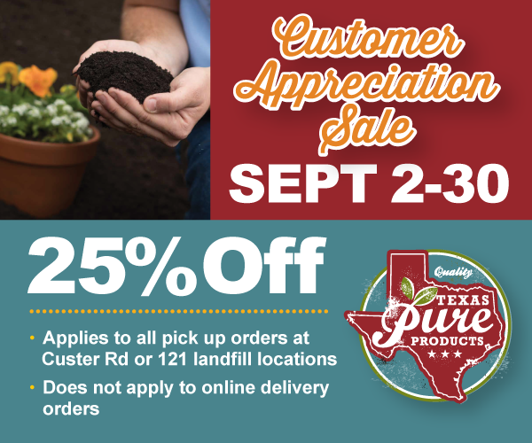 Texas Pure Holds Customer Appreciation Sale in September