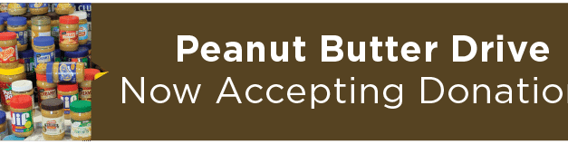 Peanut Butter Drive Now Accepting Donations