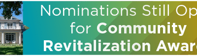 Nominations Open for 2025 Community Revitalization Awards 