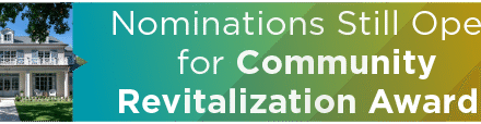 Nominations Open for 2025 Community Revitalization Awards 