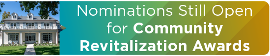Nominations Open for 2025 Community Revitalization Awards 