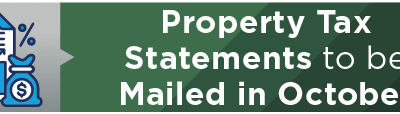 Property Tax Statements to Be Mailed in October 