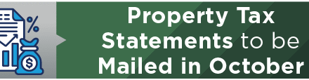 Property Tax Statements to Be Mailed in October 