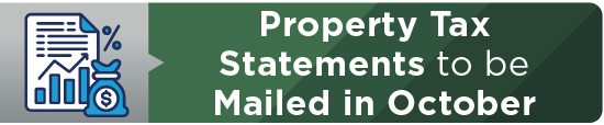 Property Tax Statements to Be Mailed in October 