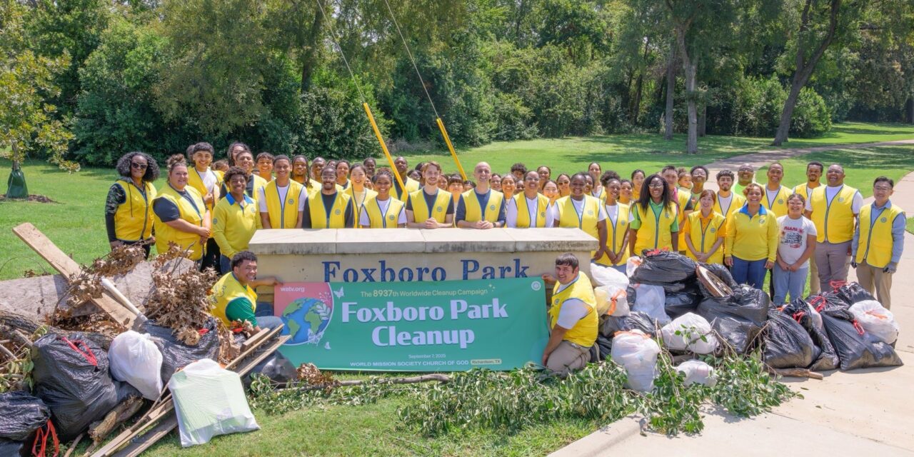 Foxboro Park Gets a Deep Clean 