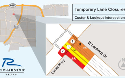 Pavement Work to Close Various Lanes at Custer/Lookout Intersection 