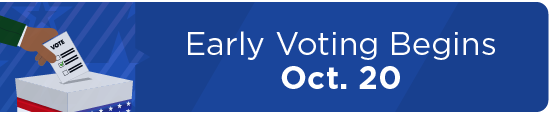 Early Voting Begins Oct. 20 
