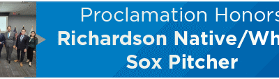 Proclamation Honors Richardson Native/White Sox Pitcher 